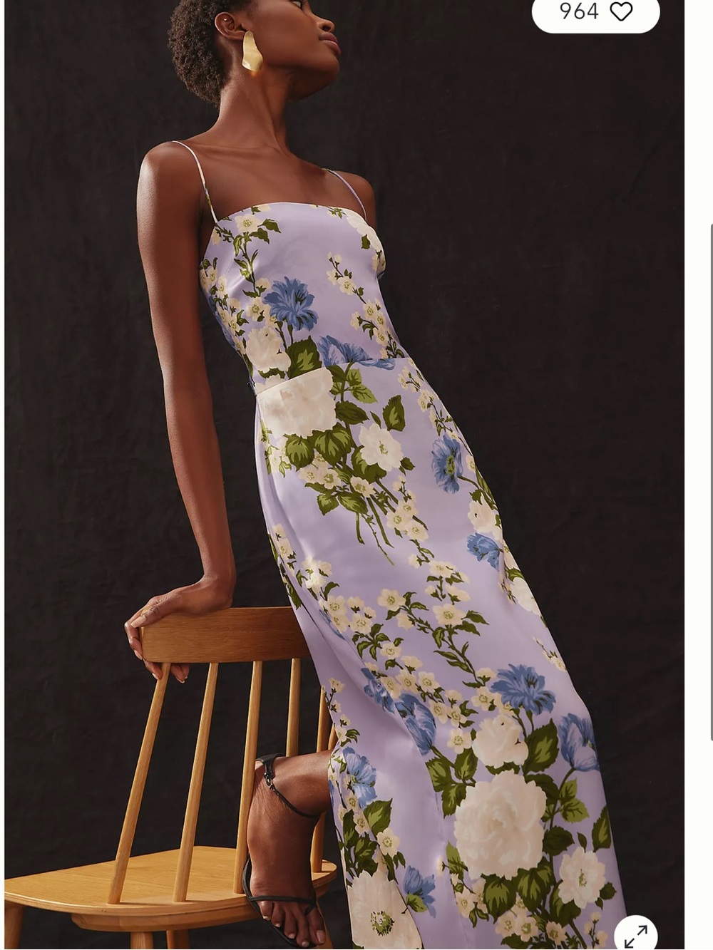 Reformation Frankie Silk Dress